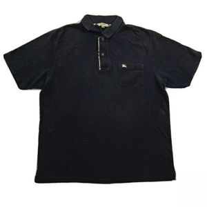 AUTHENTIC BURBERRY MEN'S BLACK SHORT SLEEVE SHIRT